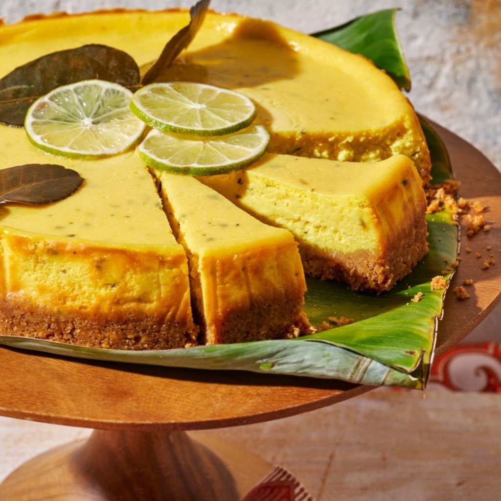 Koenier en jeruk purut cheesecake