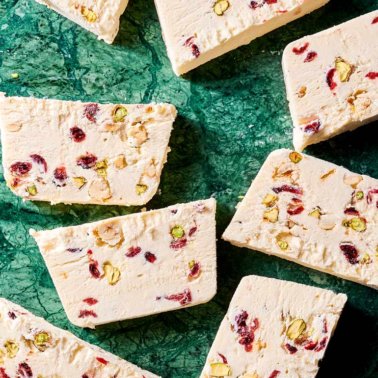 Nougat glace
