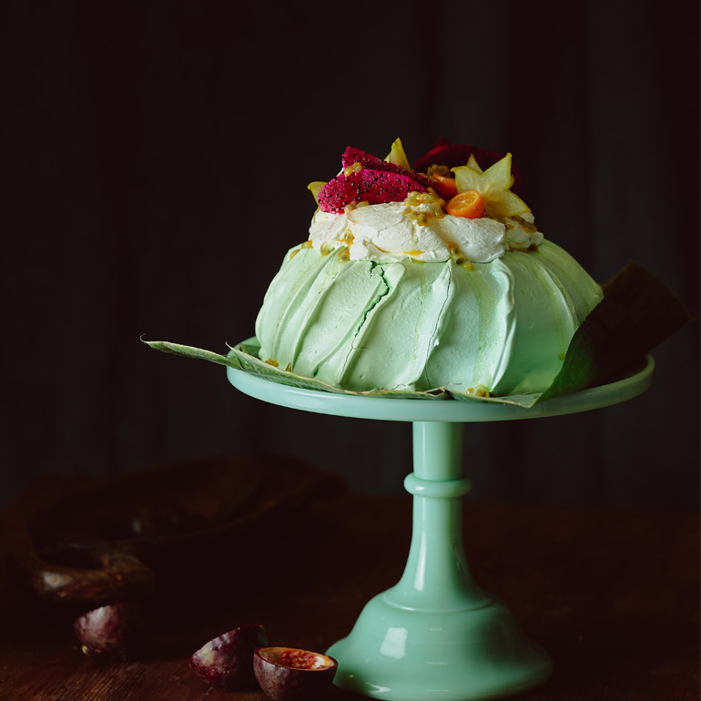 Zomerse pandanpavlova