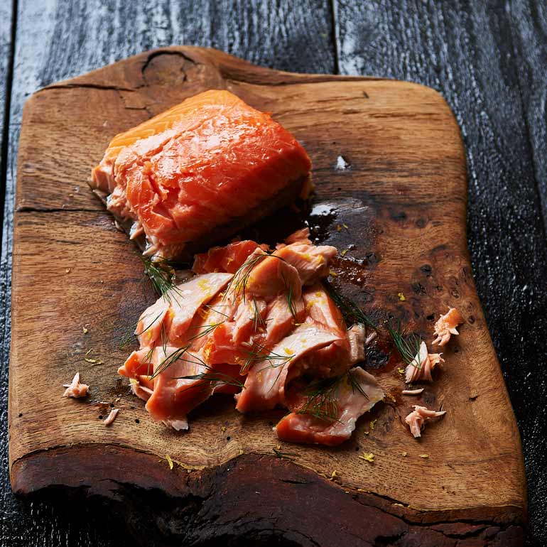 Pulled zalm