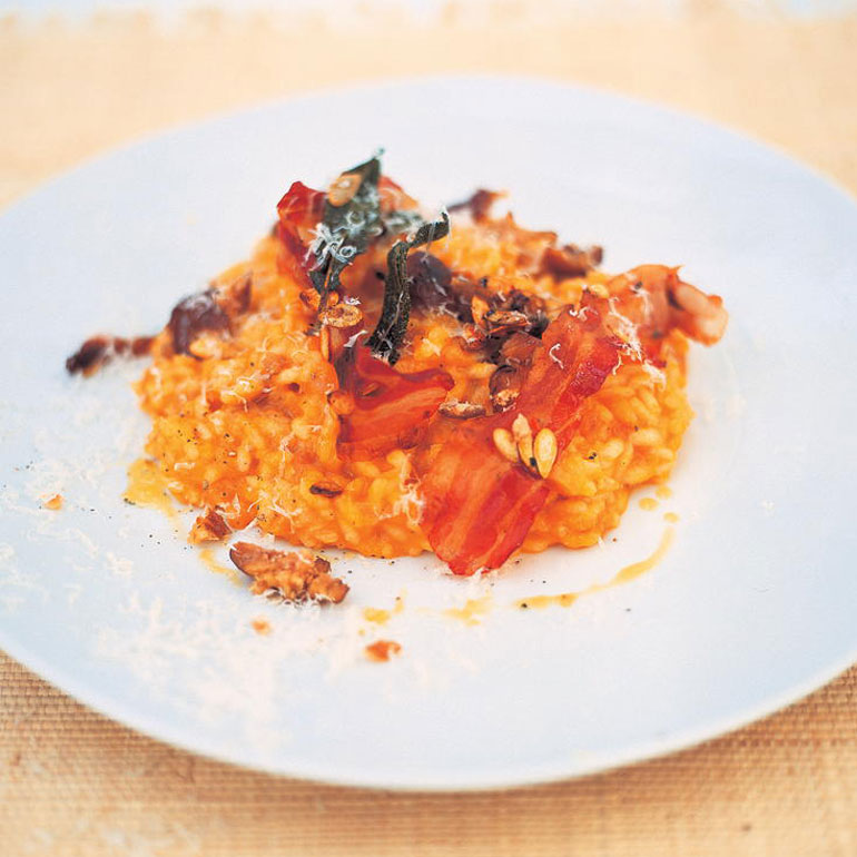 Risotto met kastanjes