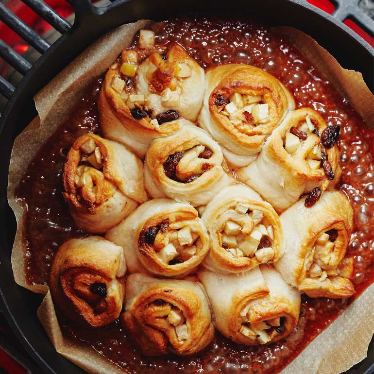 Kaneelbroodjes met salted caramel
