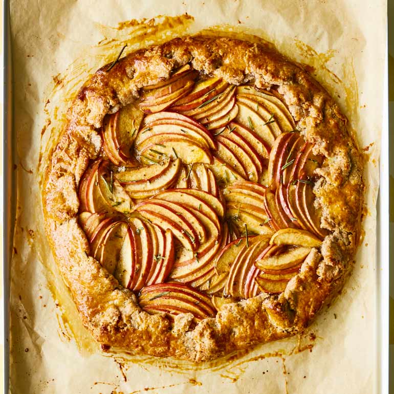 Galette van appel met cheddar