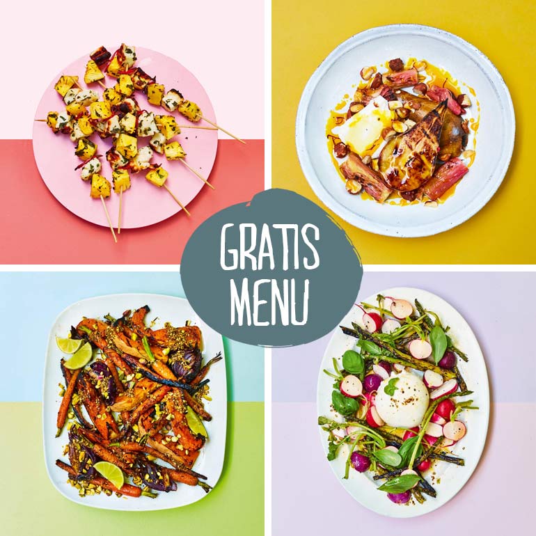 Gratis mooi weer menu