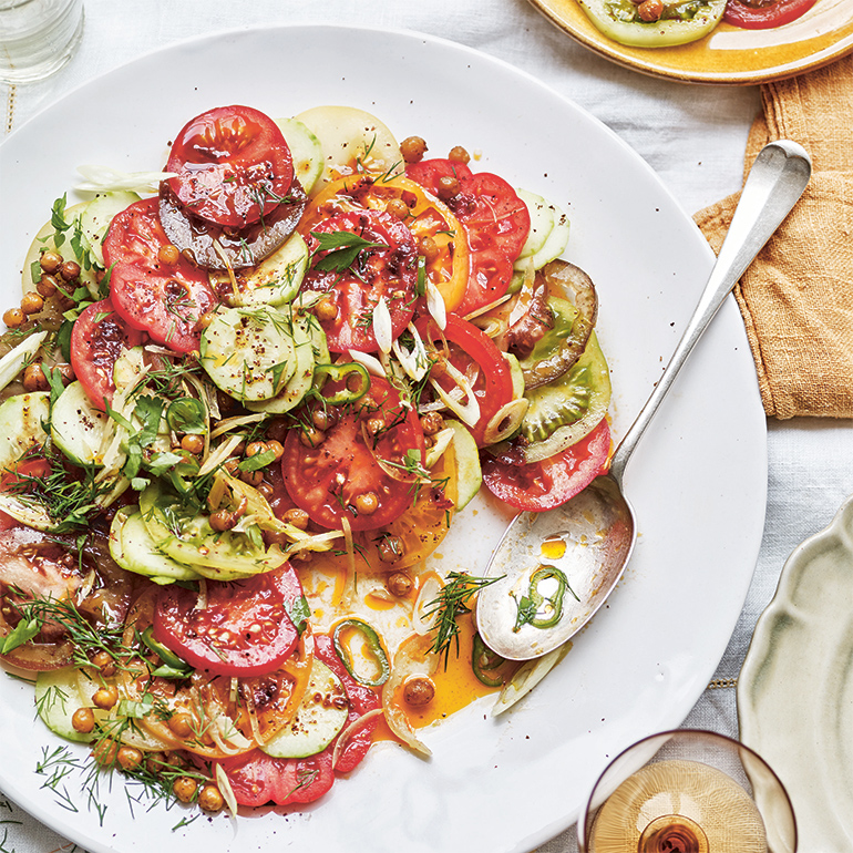 Marokkaanse tomatensalade