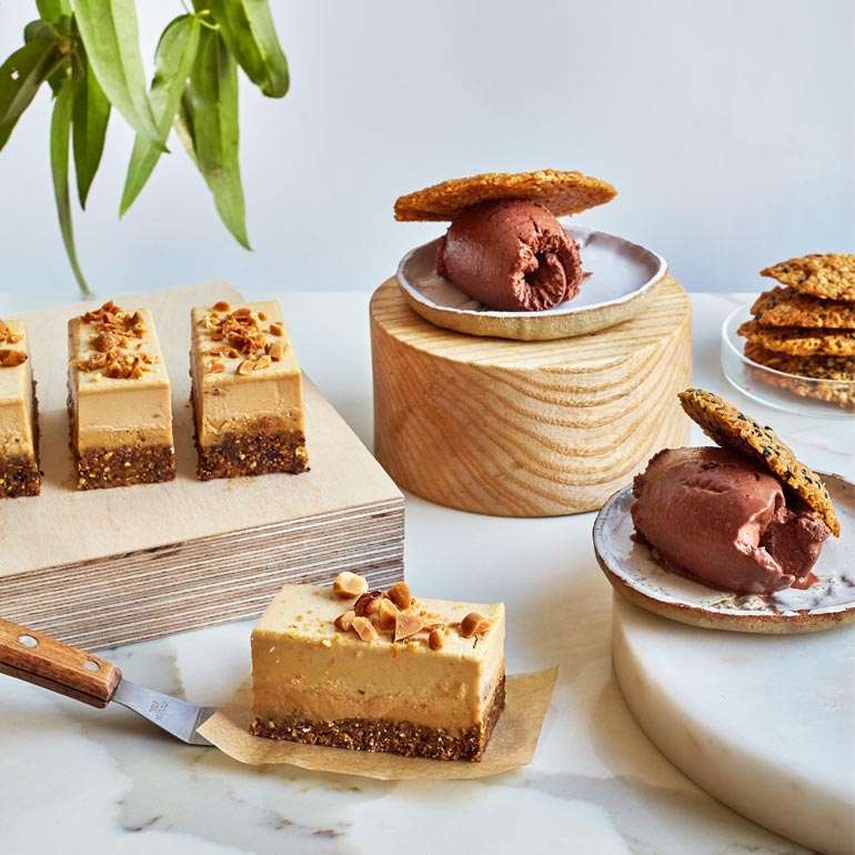 Pinda-karamel cheesecake