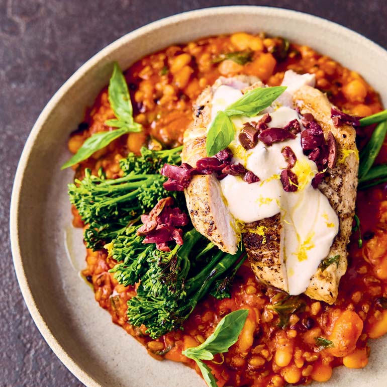 Jamie Oliver Citroen-tahinkip & granen
