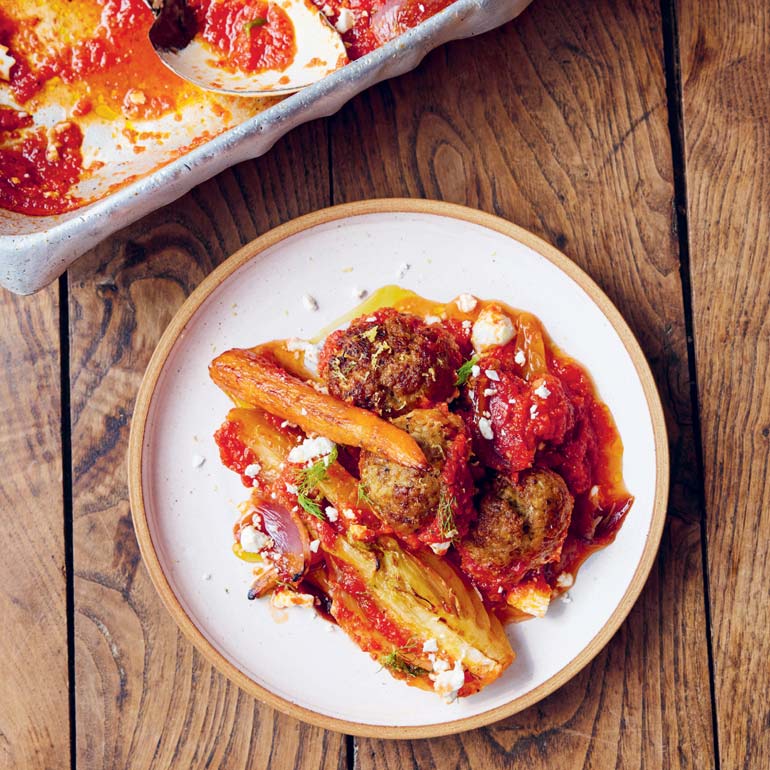 Jamie Oliver’s traybake