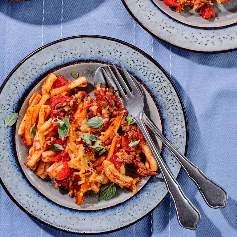 Oma Mary’s pastaschotel met gehakt